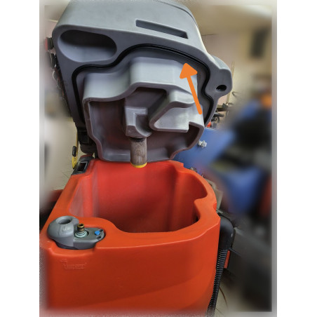 Uszczelka pokrywy zbiornika wody brudnej Hako Scrubmaster 120 R